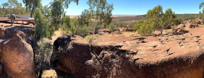 Walking with Dinosaurs in the Aussie Outback