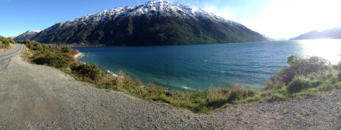 Emerald trees & shimmering snow in Queenstown