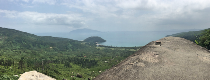 The winding coastal roads of Hai Van Pass