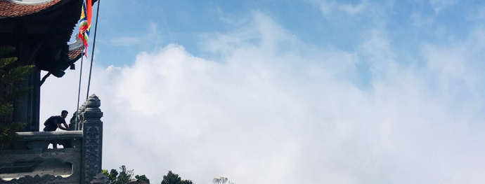 The castle in the sky at Ba Na Hills